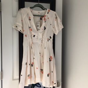Free People Size 6 Ivory Dress